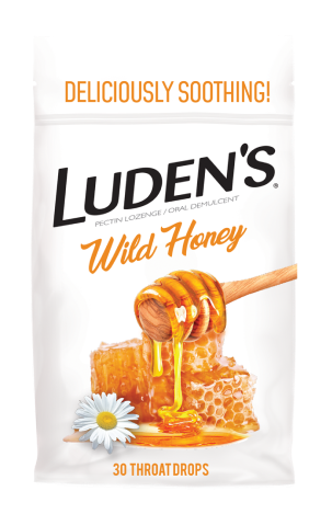 Ludens Wild Honey Throat Drops