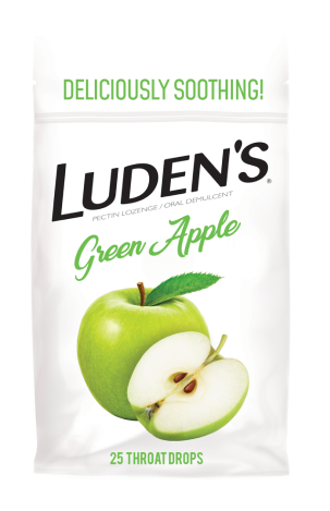 Ludens Green Apple Throat Drops