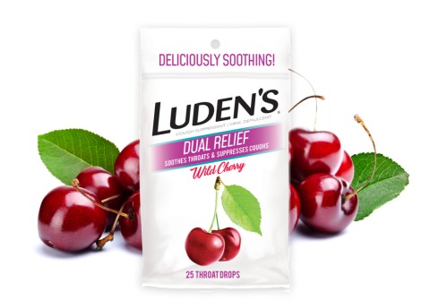 Ludens Wild Cherry Dual Relief Throat Drops