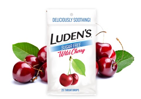 Ludens Wild Cherry Sugar Free Throat Drops
